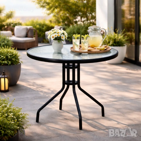 Минимализъм и стабилност в едно – стилна масичка за кафе на открито, снимка 6 - Градински мебели, декорация  - 54120100