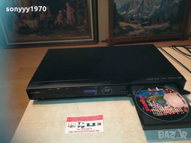 sharp blu-ray lan hdmi 1703211051, снимка 2 - Плейъри, домашно кино, прожектори - 32192666