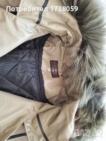 кожено дамско палто , снимка 2 - Палта, манта - 48849318