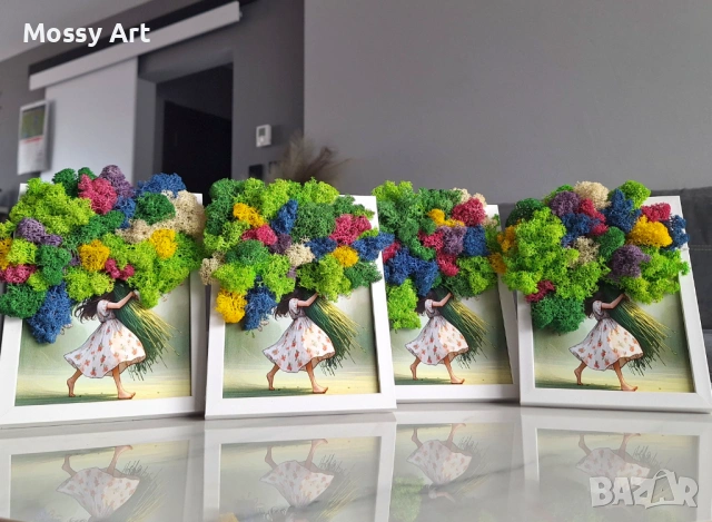 За завършване на учебната година -Декорации със скандинавски мъх, снимка 10 - Декорация за дома - 54223641