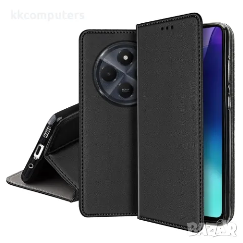 Калъф тефтер MAGNETIC / Черен / за Xiaomi 15 Баркод : 3131845