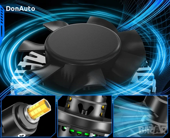 LED крушки H7 360°, снимка 6 - Аксесоари и консумативи - 53135664