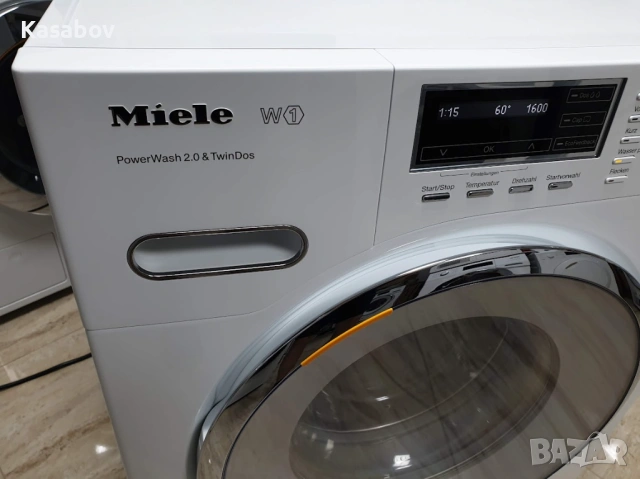 Miele Пералня - 1600rpm - TwinDos - PowerWash - Миеле 12м Гаранция, снимка 14 - Перални - 53253369