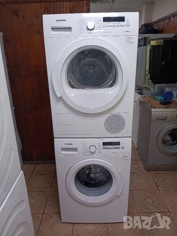 Комплект пералня и сушилня с термопомпа Сименс Siemens IQ 700 A+++ 8кг 2 години гаранция!, снимка 11 - Перални - 52707649