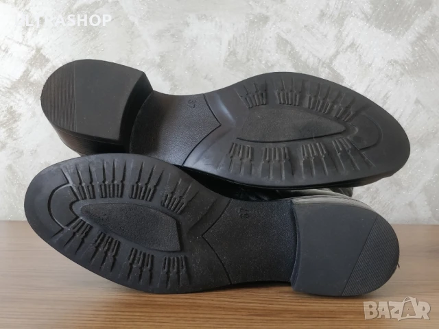  Подплатени дамски ботуши 37 номер , снимка 3 - Дамски ботуши - 51144151