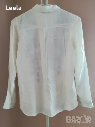 Риза от памук с флорална бродерия Saloon, снимка 3 - Ризи - 50058507