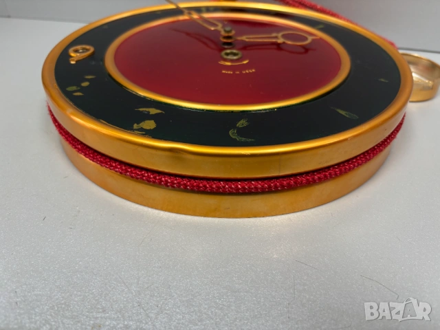 Механичен стенен часовник "Маяк" (Majak), СССР, снимка 7 - Антикварни и старинни предмети - 53176205