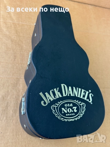 Кожен калъф за бутилка Jack Daniels с Guitar Case , калъф за китара