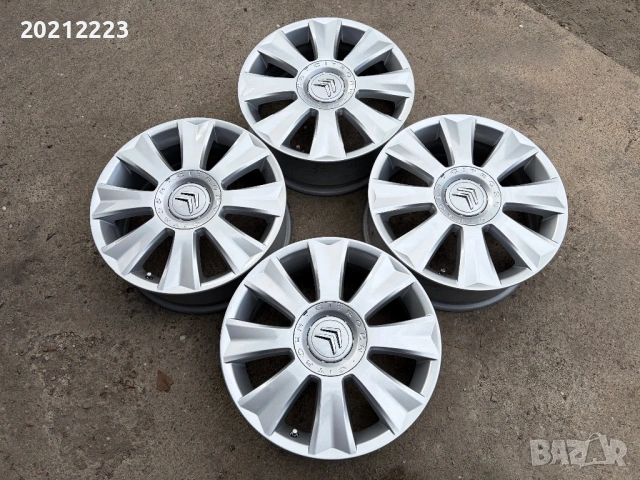 4 броя алуминиеви джанти за Citroen C4,C4 Picasso,Grand C4 Picasso,Berlingo 17, снимка 6 - Гуми и джанти - 53886038