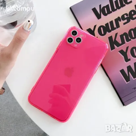 Калъф силикон Neon / Розов / за iPhone 15 Plus 6.7 Баркод : 3129404