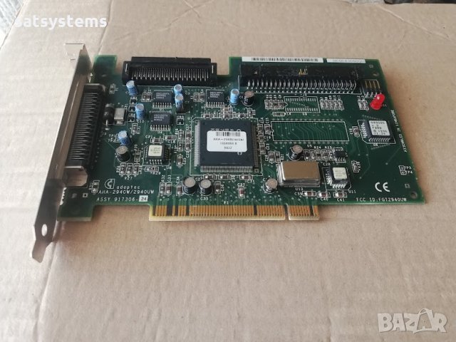 Adaptec AHA-2940UV 50 Pin SCSI Controller Card PCI, снимка 5 - Други - 34077291