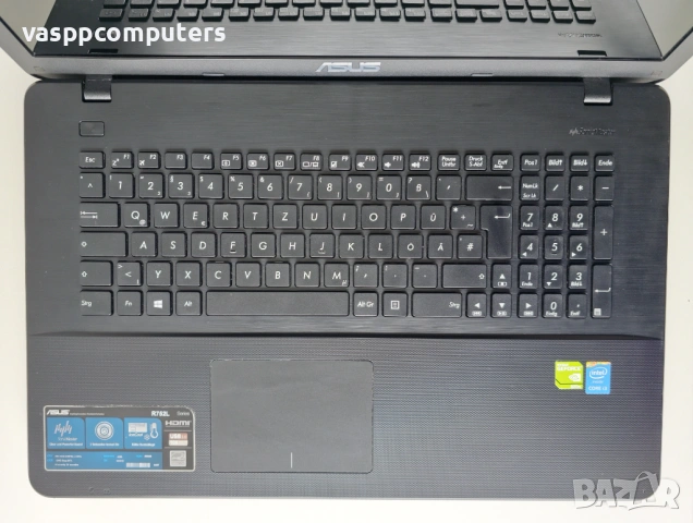ASUS R752L / 17.3" / i3-5010U / GeForce 920M / 8GB RAM / 256GB SSD, снимка 3 - Лаптопи за дома - 54017878
