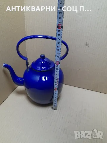 Соц Стар Емайлиран Чайник., снимка 13 - Антикварни и старинни предмети - 48605564