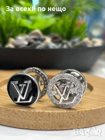 Louis Vuitton Обеци От Медицинска Стомана Луис Витон - Различни Цветове Код SK1210, снимка 5 - Обеци - 54094891