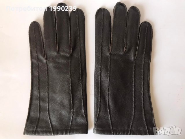 кожени ръкавици кафяви