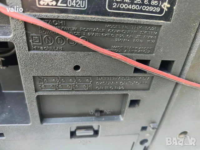 касетофон Hitachi  trk 902, снимка 5 - Радиокасетофони, транзистори - 56410927