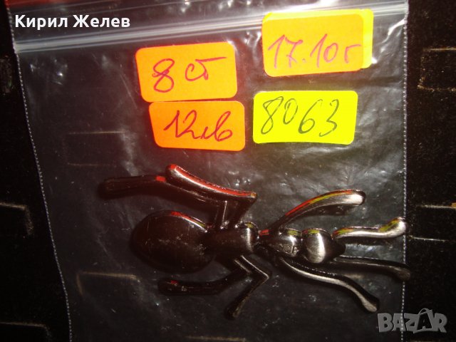 БРОШКА МРАВКА ГОЛЯМА МЕТАЛНА 8063