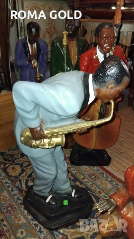 статуетки на джаз музиканти, снимка 7 - Декорация за дома - 53874418