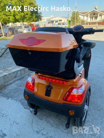 Електрическа Триколка FM1-LUX 1500W/60V/20Ah - Orange с 2 год. гаранция, снимка 13 - Мотоциклети и мототехника - 42188942