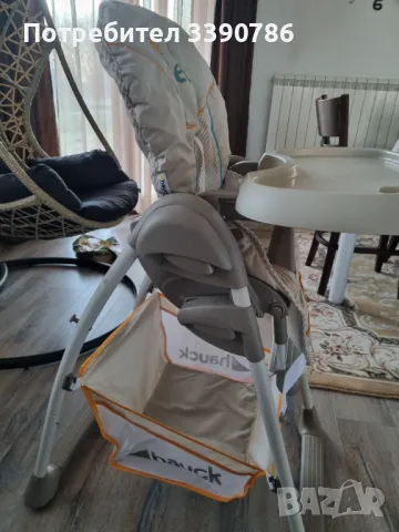 Бебешки стол за хранене + шезлонг 2в1, снимка 4 - Столчета за хранене - 48079548