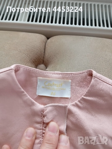 Детско и бебешко кожено яке и бебешко палтенце , снимка 4 - Детски якета и елеци - 51844521