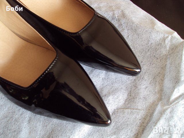 Дамски обувки лак, снимка 5 - Дамски елегантни обувки - 30402785