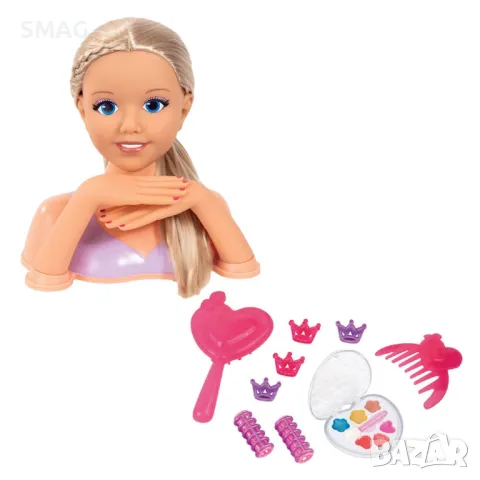 Разкрасителна кукла за грижа за коса и грим 25см S_1244221