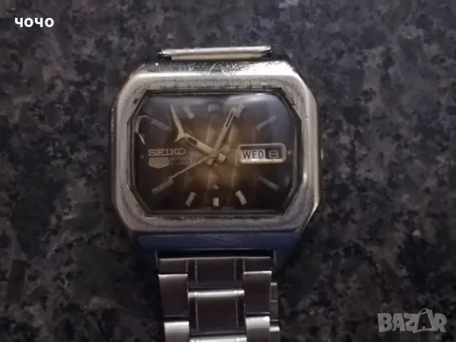 Сейко ретро- телевизор-21 камъка, снимка 2 - Мъжки - 47504105