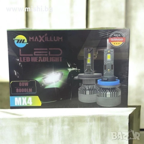 LED крушки за фарове Maxillum MX4 80W 8000LM H-11 LED крушки за фарове Maxillum MX4 80W 8000LM H-11