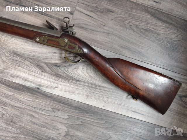 Кремъчна пушка автентична 18 Век уникат, снимка 9 - Антикварни и старинни предмети - 52586098