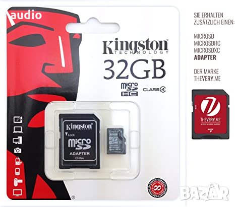 Карта памет Kingston 32 GB Micro SDHC