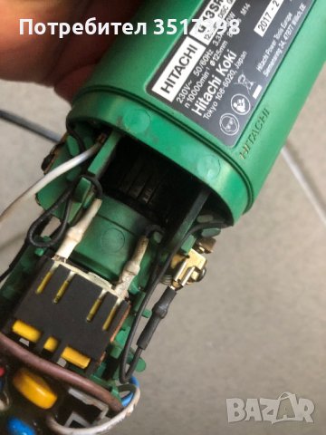 Ъглошлайф Hitachi, снимка 6 - Винтоверти - 40074986