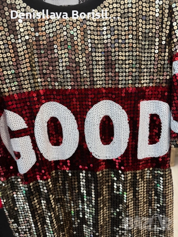 Рокля с паети, снимка 3 - Рокли - 52774007