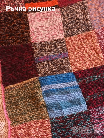 Ръчно плетени меки винтидж одеала, снимка 13 - Други - 48809968