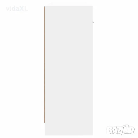 vidaXL Бюфет, бял, 91x28x75 см, инженерно дърво, снимка 7 - Бюфети - 56148033