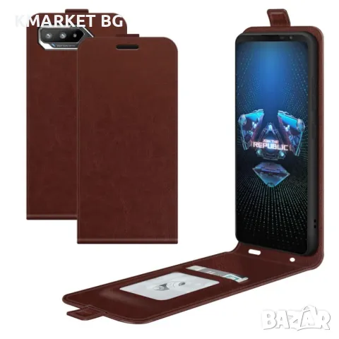 Asus ROG Phone 5 Flip3 Кожен Калъф и Протектор, снимка 6 - Калъфи, кейсове - 49022840