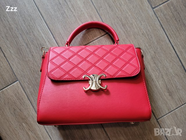 Дамска чанта в червено, снимка 1