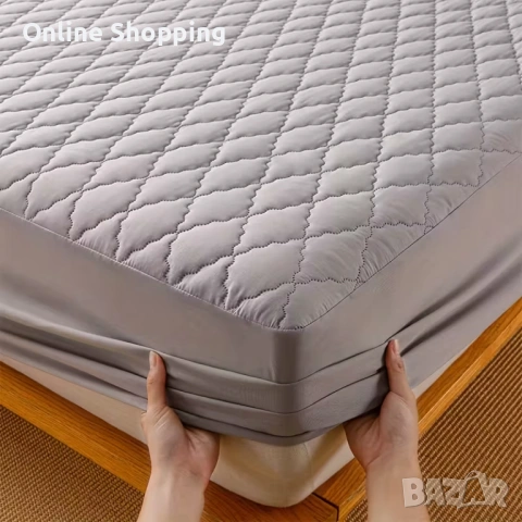 Водонепромокаем протектор за матрак, водоустойчив протектори за матраци в различни размери, снимка 4 - Матраци - 53037989