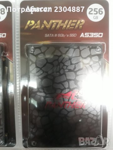 Продавам нови SSD-та "Apacer Panther" 256GB ,128GB., снимка 3 - Твърди дискове - 26030727