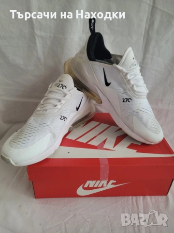 Мъжки маратонки Nike Air Max 270 White Размер US 12 EU 46 UK 11, снимка 11 - Кецове - 52475001