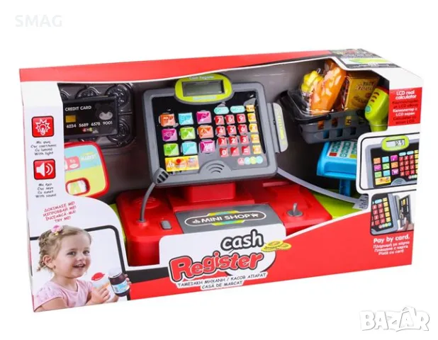 Детска играчка Каса (касов апарат) със звук и светлини - 23 бр. S_1187384, снимка 4 - Други - 48327093