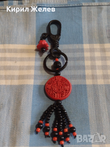 Арт ключодържател мъниста ръчна изработка много красив стилен дизайн 43902