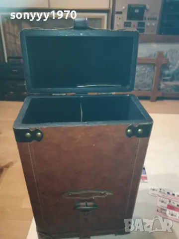IRISH-КРАСИВА КУТИЯ С КОЖА И МЕД МЕСИНГОВ ОБКОВ LHD1E2409240755, снимка 7 - Антикварни и старинни предмети - 47336869