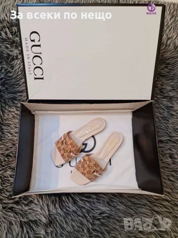 Gucci Дамски Чехли Гучи - Различни Цветове Код SEM-111, снимка 4 - Чехли - 55754180