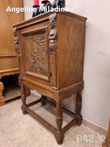 винтидж шкаф от дъбов масив , снимка 6 - Шкафове - 44279247