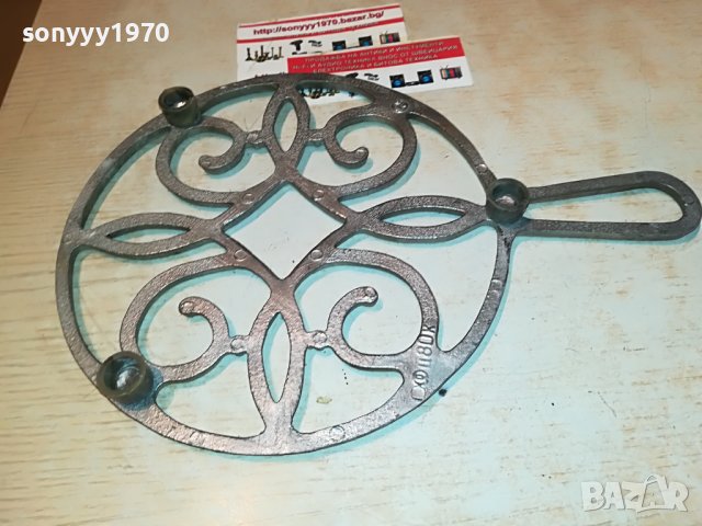 РЕТРО ПОСТАВКА-АЛУМИНИЕВА 0609221639, снимка 6 - Антикварни и старинни предмети - 37918631