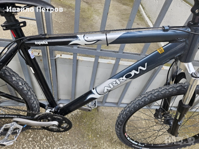 Хидравлика-алуминиев велосипед 26 цола ARROW-шест месеца гаранция, снимка 8 - Велосипеди - 52489538
