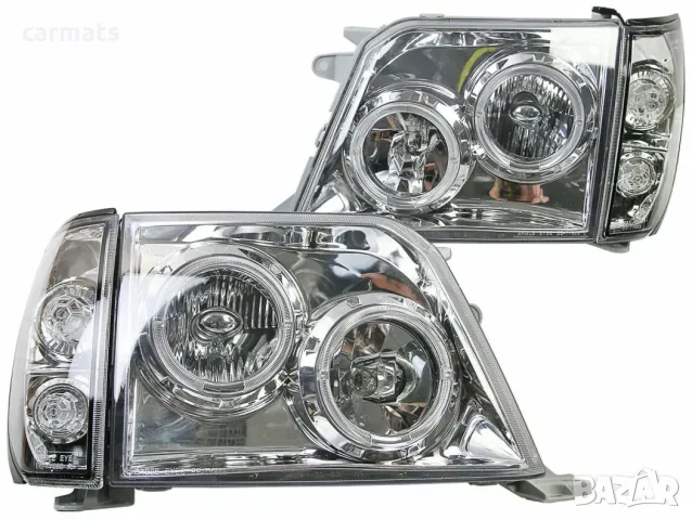 Кристални фарове за Toyota Land Cruiser FJ90 (1996-2003) - хром