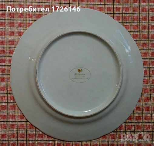 Шведска порцеланова чиния Blomster, снимка 3 - Чинии - 54044393