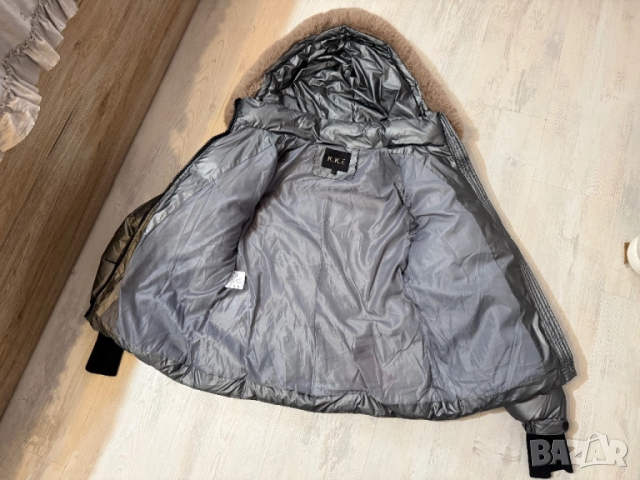 Дамско зимно яке с качулка, снимка 6 - Якета - 52303246